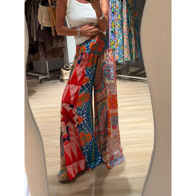 Pantalon patchwork 7