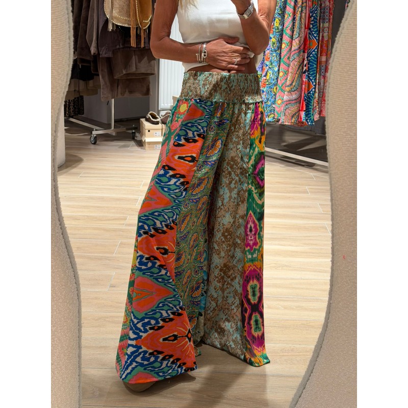 Pantalon patchwork 8