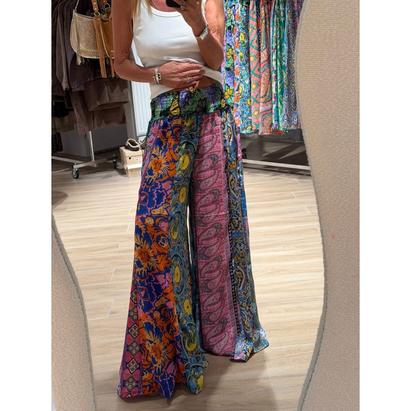 Pantalon patchwork 10