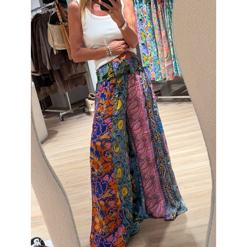 Pantalon patchwork 10