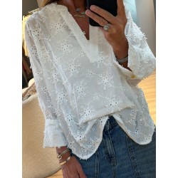 Blouse broderie Anglaise Lola