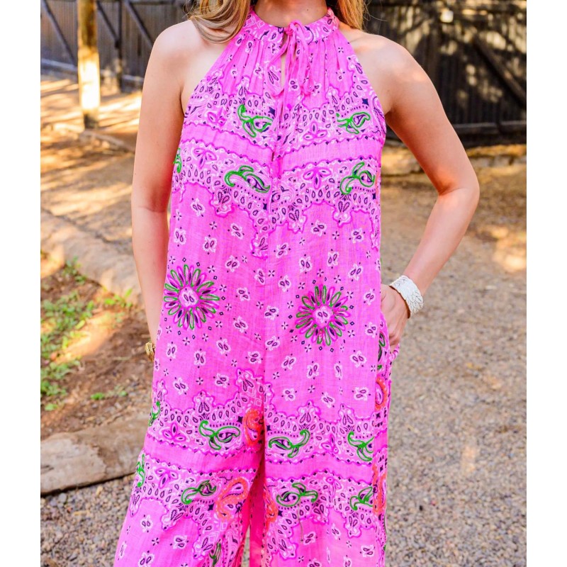 Combi bandana gaz de coton