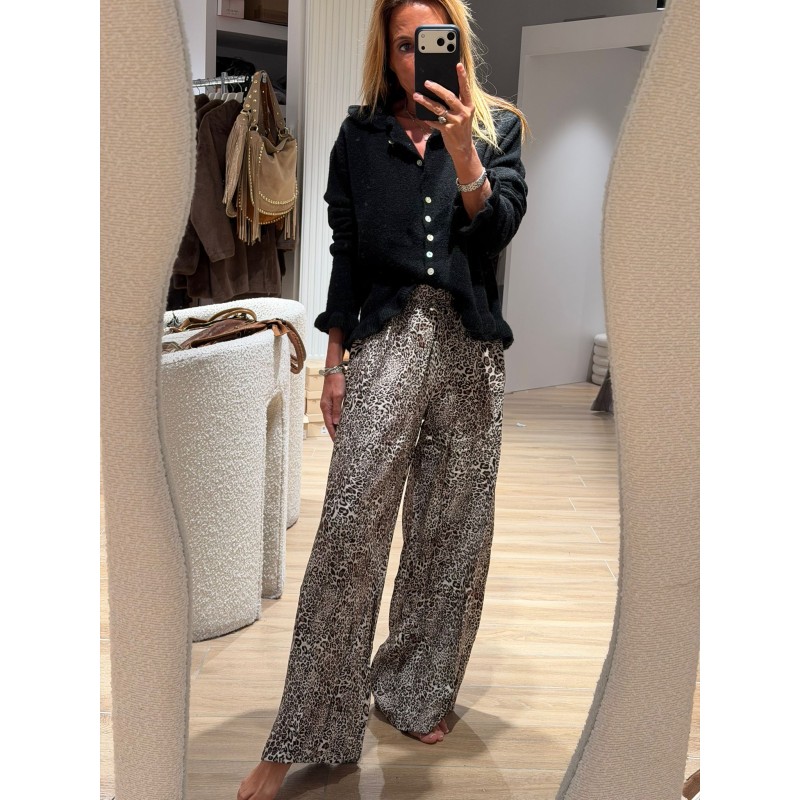 Pantalon léopard Alex