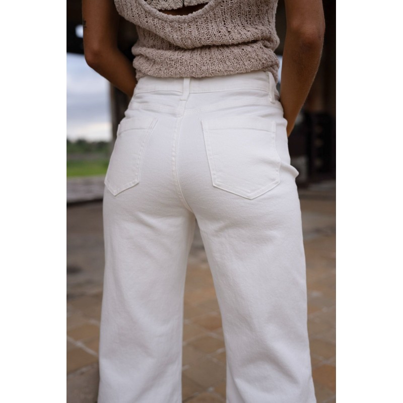 Jeans blanc Axelle