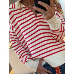 Pull col polo Maxime