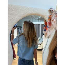 Chemise jeans courte manche Tamara