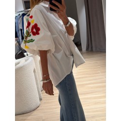 Blouse ballon Flower