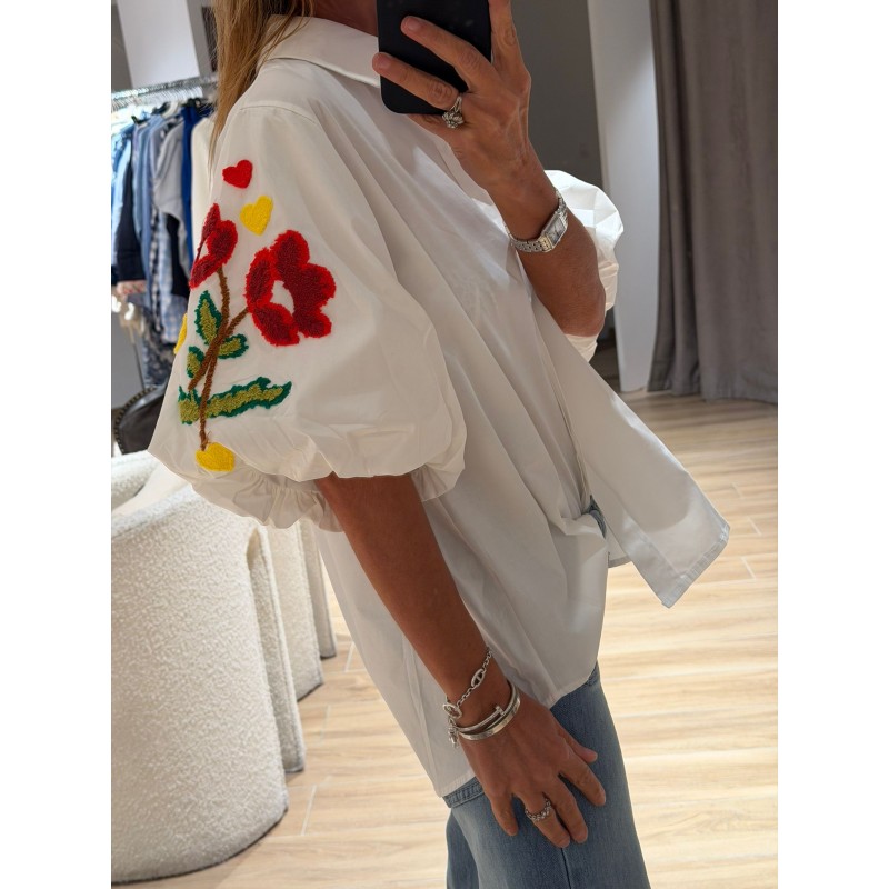 Blouse ballon Flower