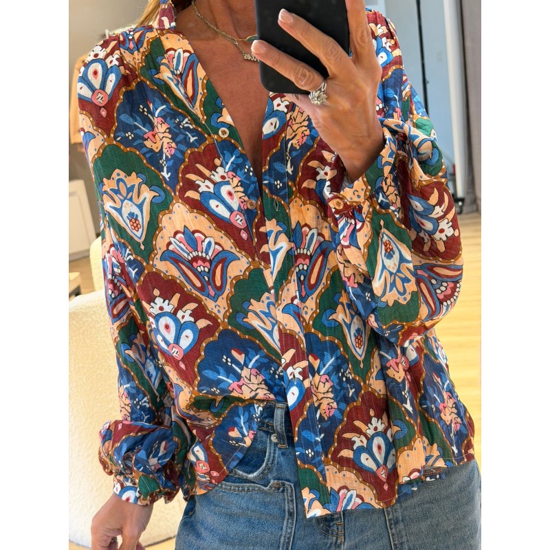 Blouse Cléa verte