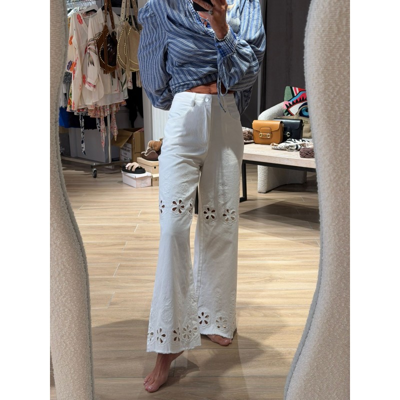 Pantalon blanc Nathalie