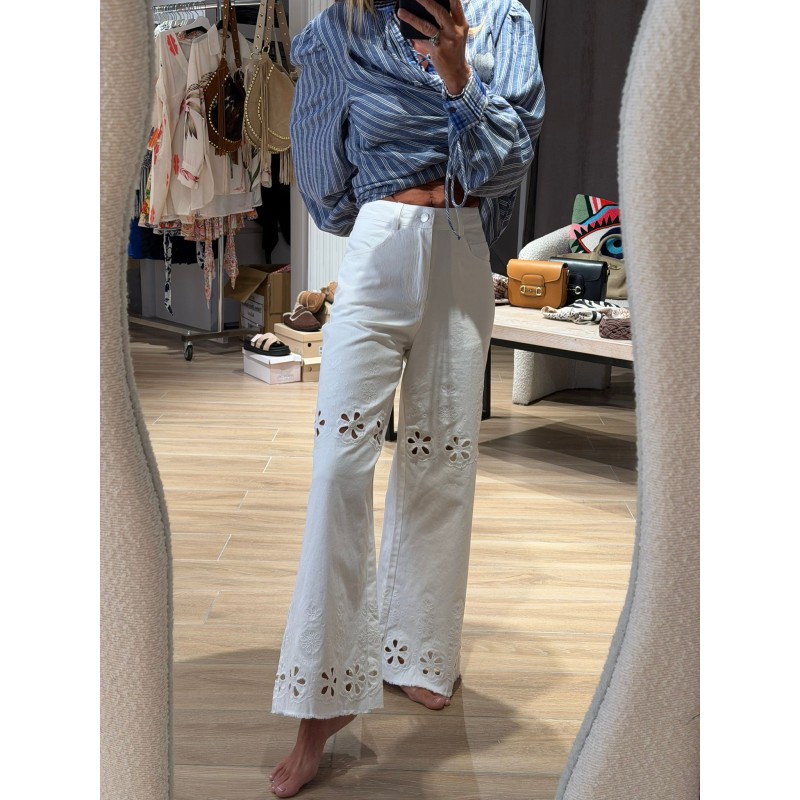 Pantalon blanc Nathalie