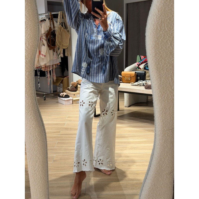 Pantalon blanc Nathalie