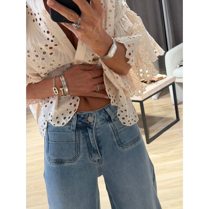 Jeans Paloma sans fleurs