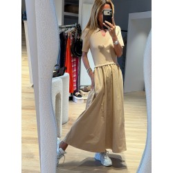 Robe bi matière Biarritz