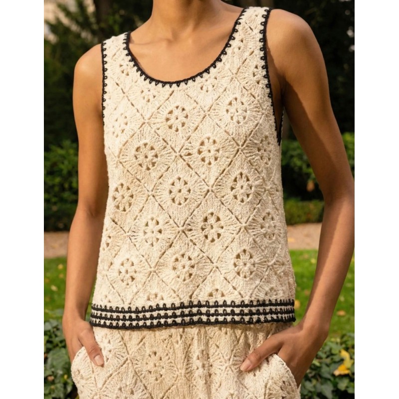Blouse crochet Dubai