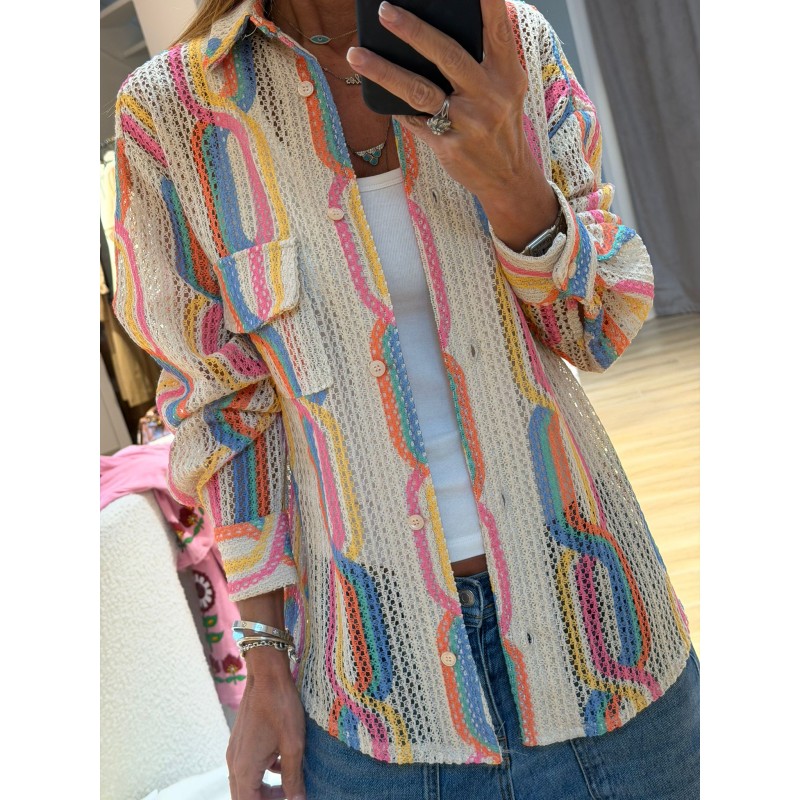 Chemise crochet Madrid