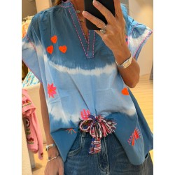 Blouse Aqua