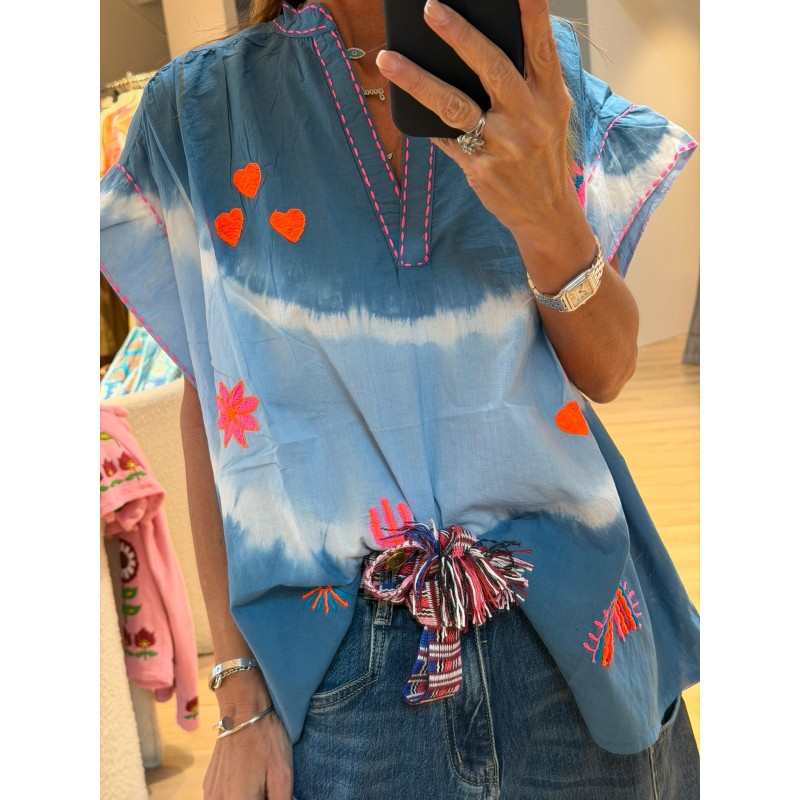 Blouse Aqua