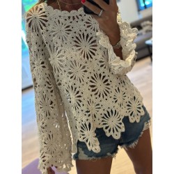 Blouse crochet Ibiza