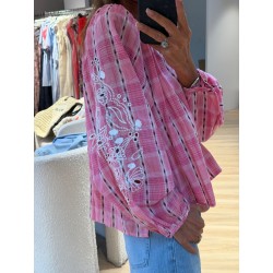 Blouse Nathalie rose