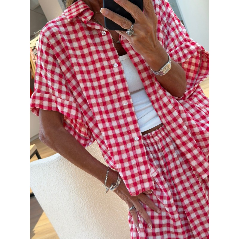 Ensemble Olivia rouge