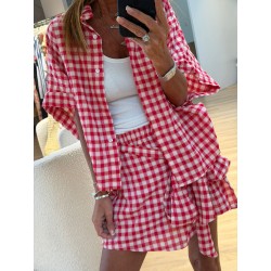 Ensemble Olivia rouge