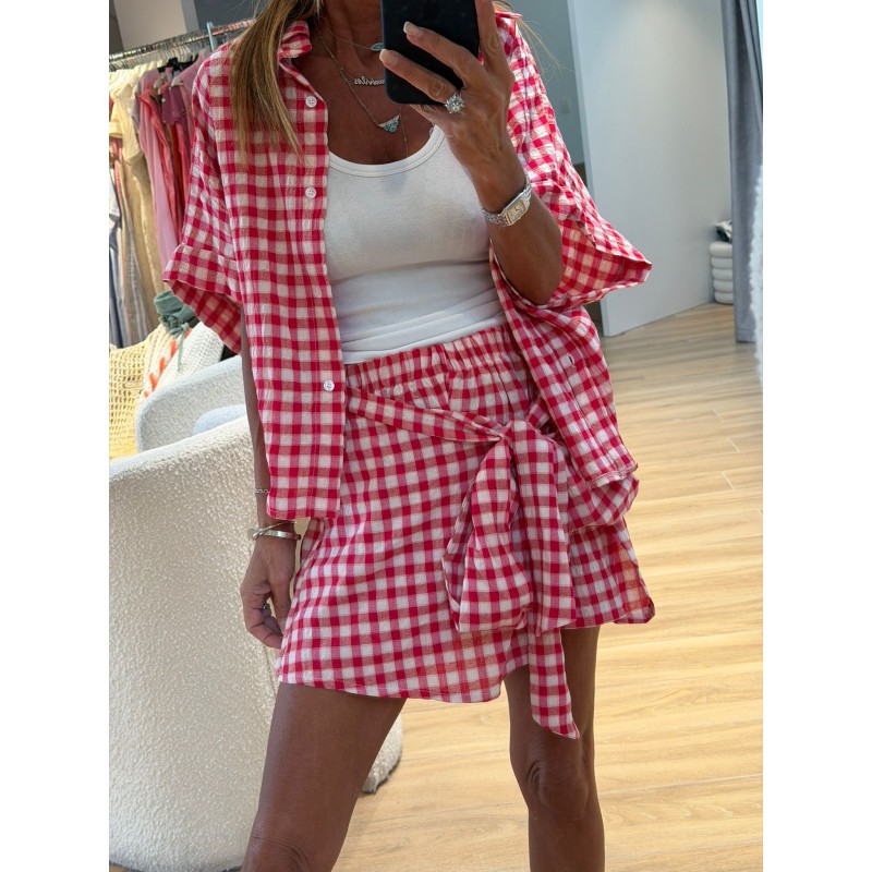 Ensemble Olivia rouge