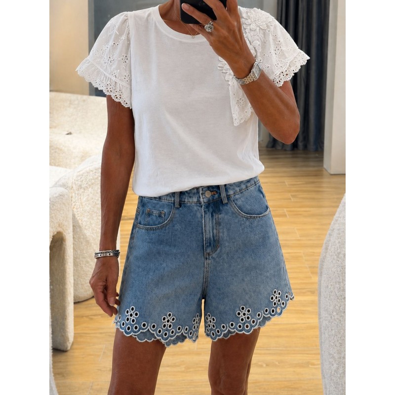 T-shirt broderie Liam