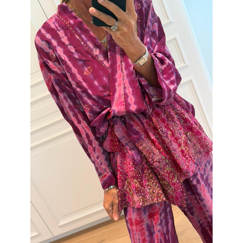 Ensemble Kimono Soie Lucas 1