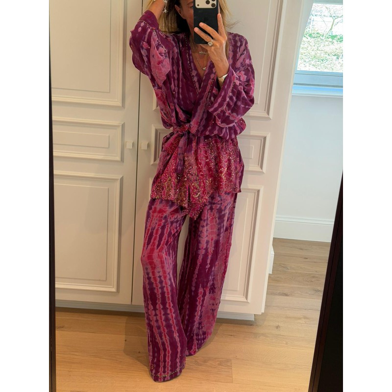 Ensemble Kimono Soie Lucas 1