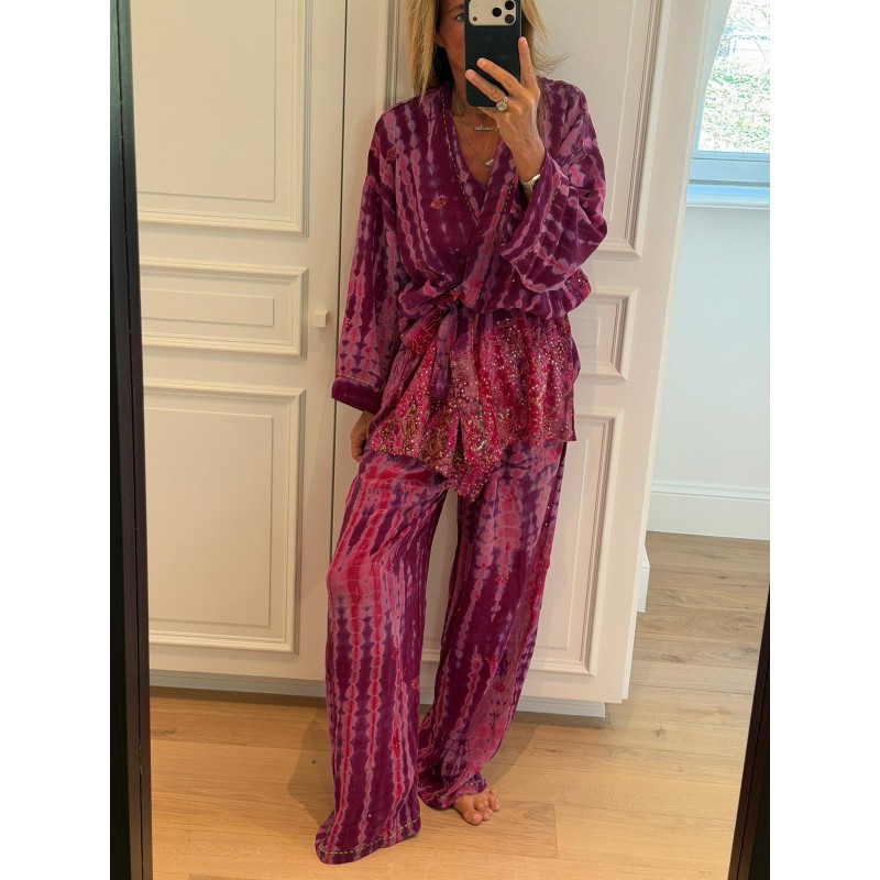 Ensemble Kimono Soie Lucas 1