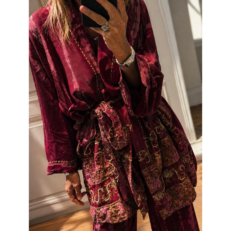 Ensemble Kimono Soie Lucas 5