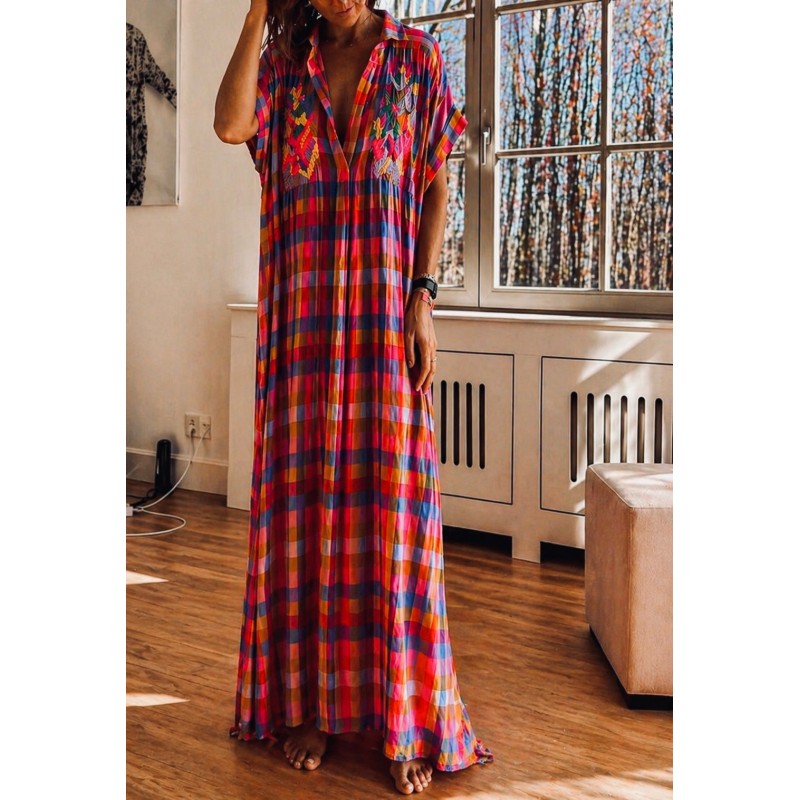 Robe India gaz de coton