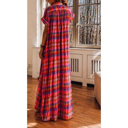 Robe India gaz de coton
