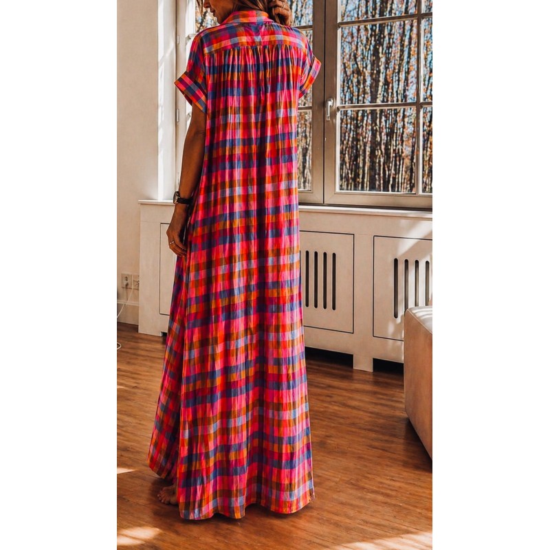 Robe India gaz de coton