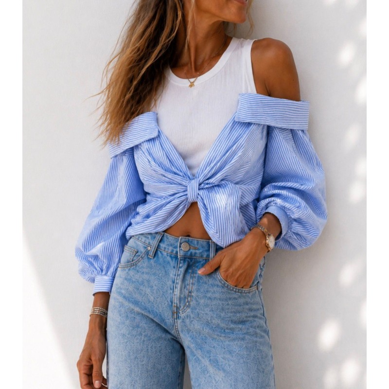 Chemise top nœud Paris