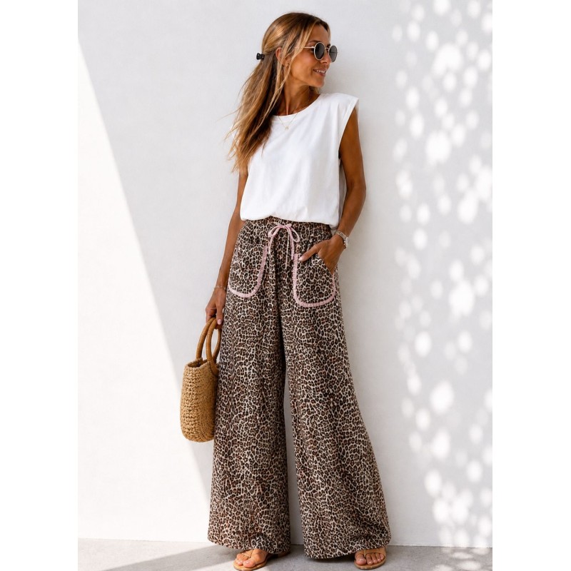 Pantalon léopard Alex