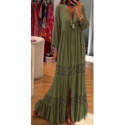 Robe Margaux Kaki