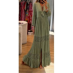 Robe Margaux Kaki