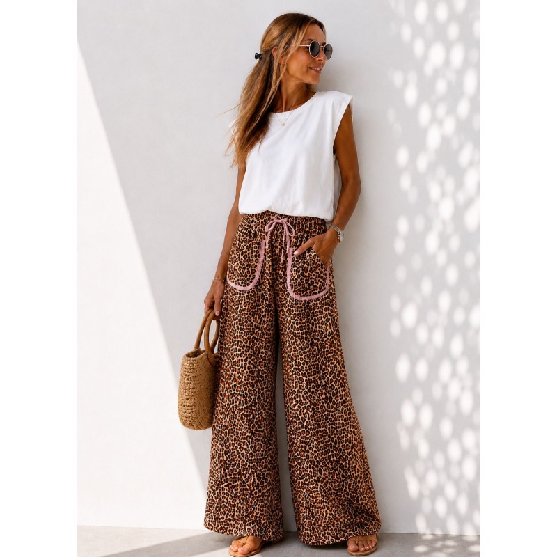 Pantalon léopard Alex
