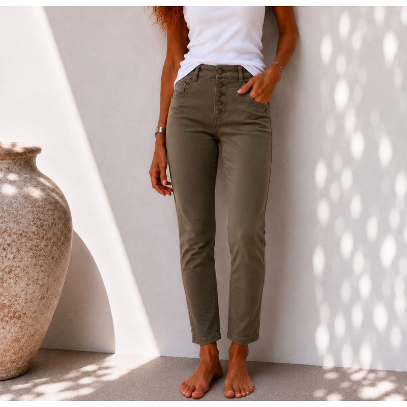 Pantalon boutons Paris