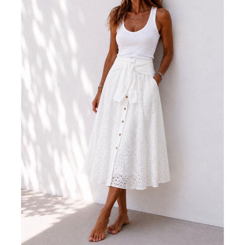 Jupe broderie Vic