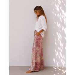 Pantalon soie Inca