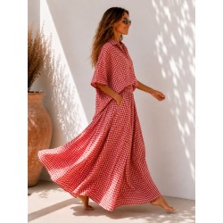 Ensemble Larissa rouge