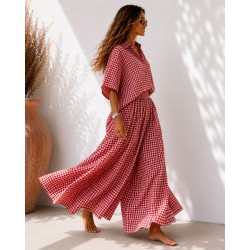 Ensemble Larissa rouge