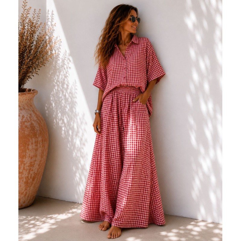 Ensemble Larissa rouge