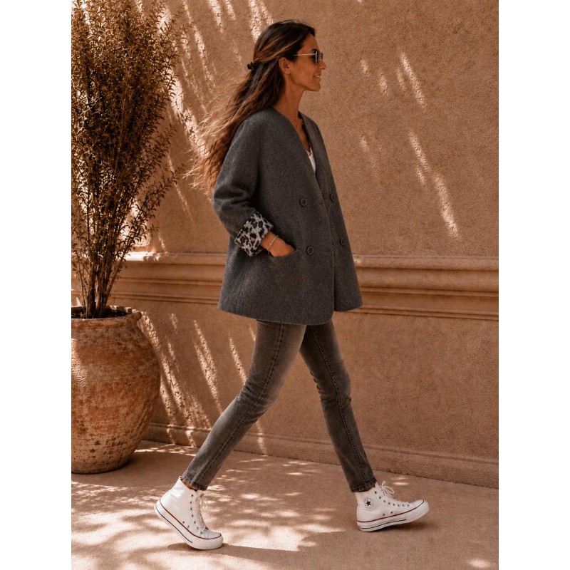 Manteau court Léo