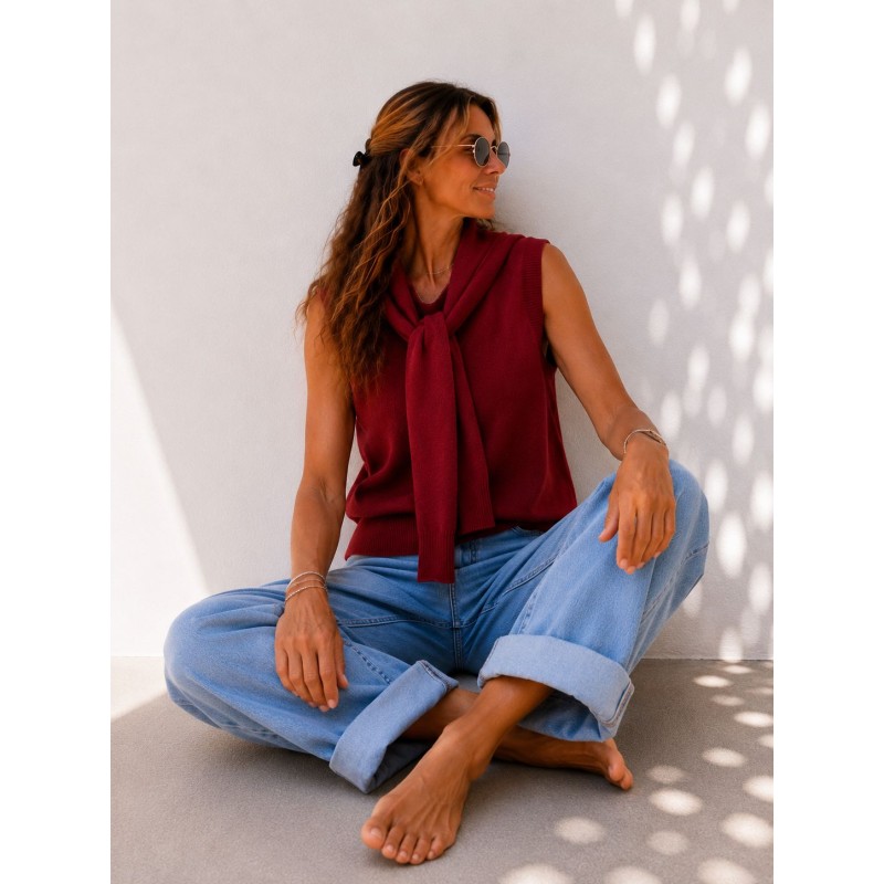 Pull sans manches Alice