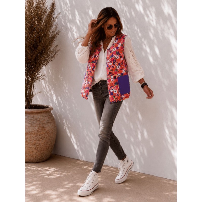 Veste sans manches Sasha Orange