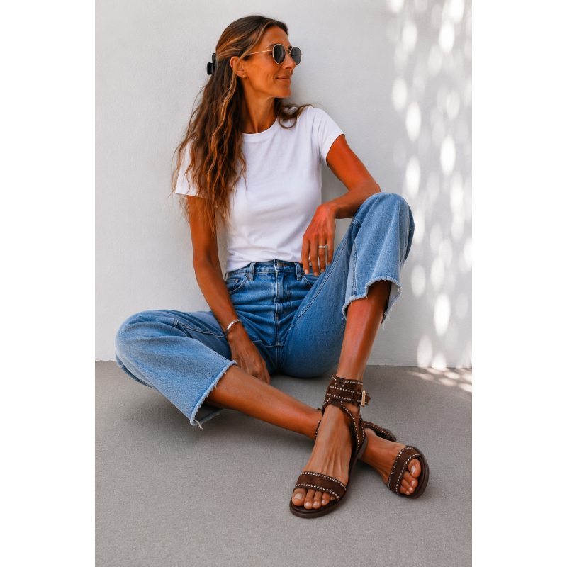 Sandales Ashley chocolat